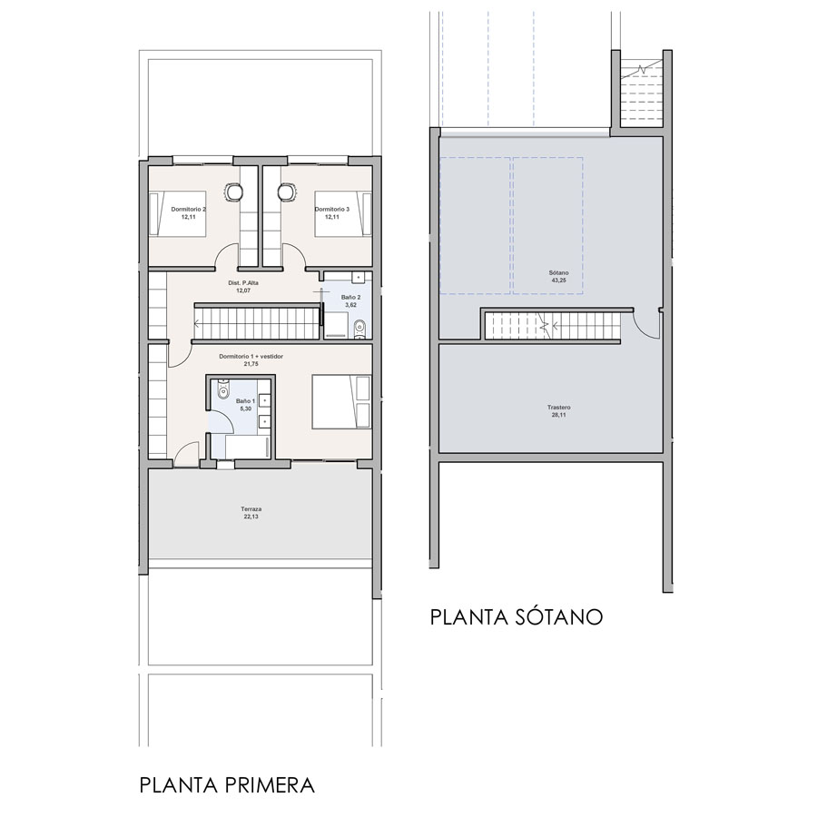 vivienda 7_0000_planta primera y sotano